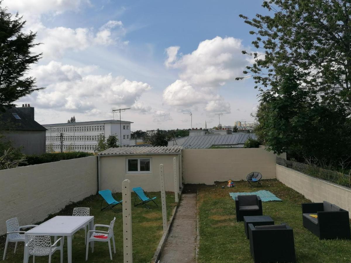Appartement 3 Chambres - Parking - Wifi - Buanderie - Jardin Brest Buitenkant foto
